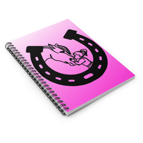 Horseshoe with Little Girl Rider Notebook