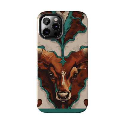 Western Longhorn Bull Phone Case