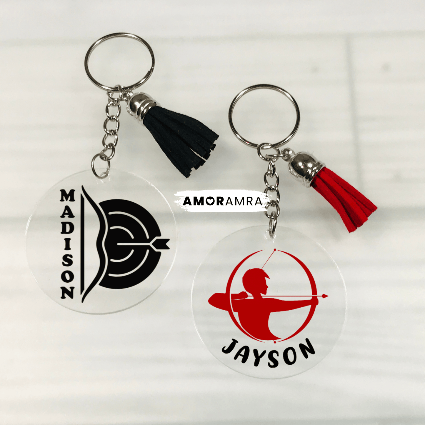 Personalized Archery Keychain