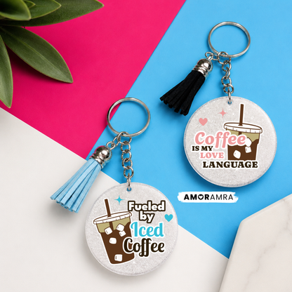 Iced Coffee Keychain