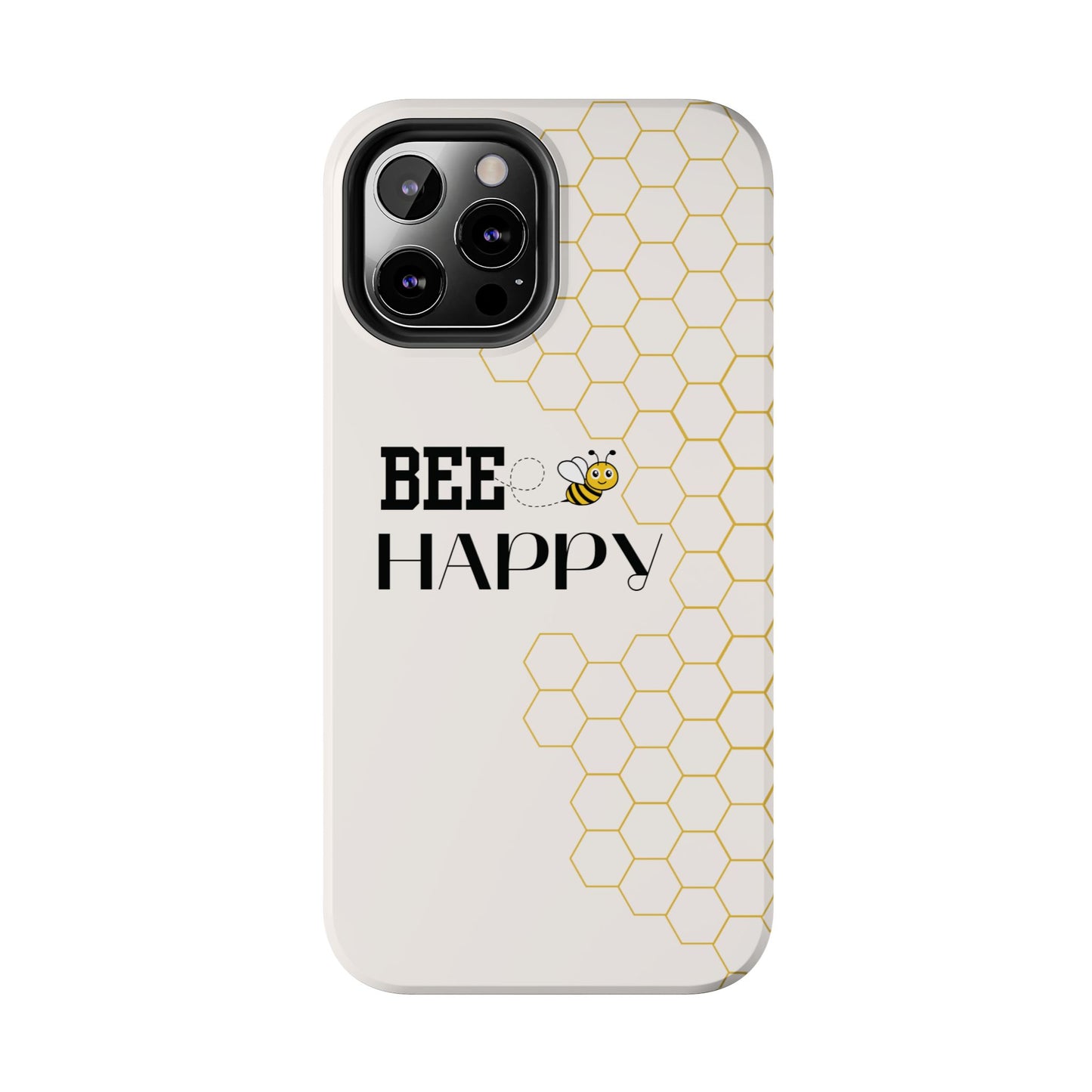 Bumblebee Honeycomb Bee Happy iPhone Case