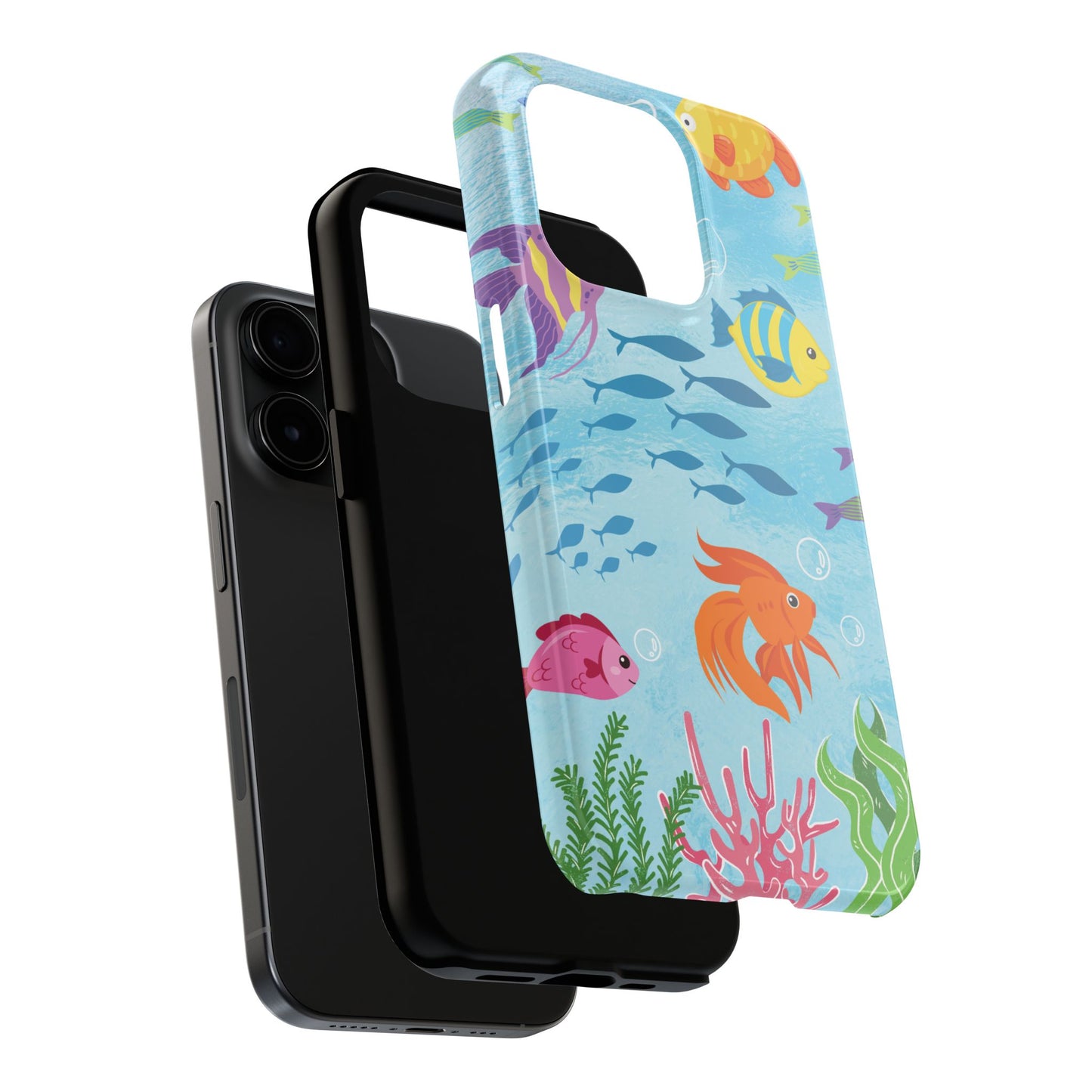 Colorful Underwater Sea Life iPhone Case