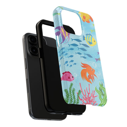 Colorful Underwater Sea Life iPhone Case