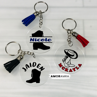 Personalized Drill Team Keychain