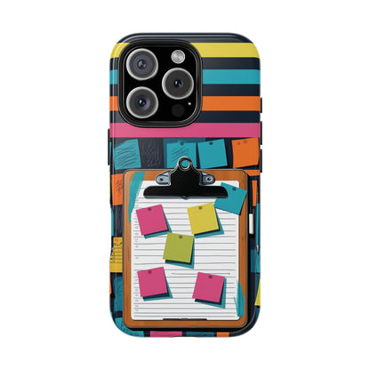 Clipboard Sticky Notes Phone Case