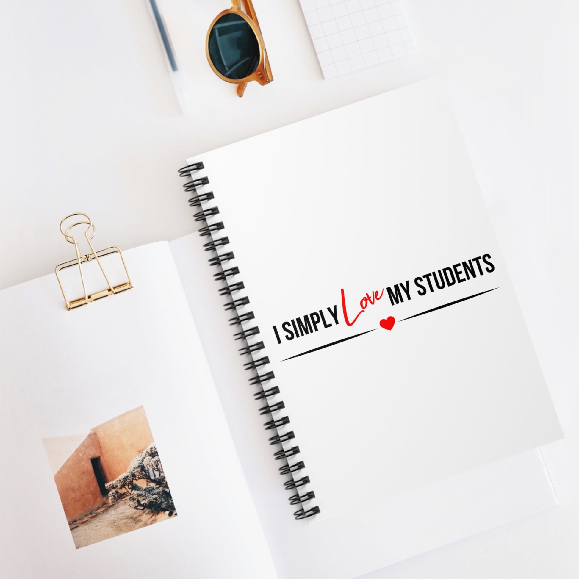 I Simply Love My Students Notebook - Amor Amra