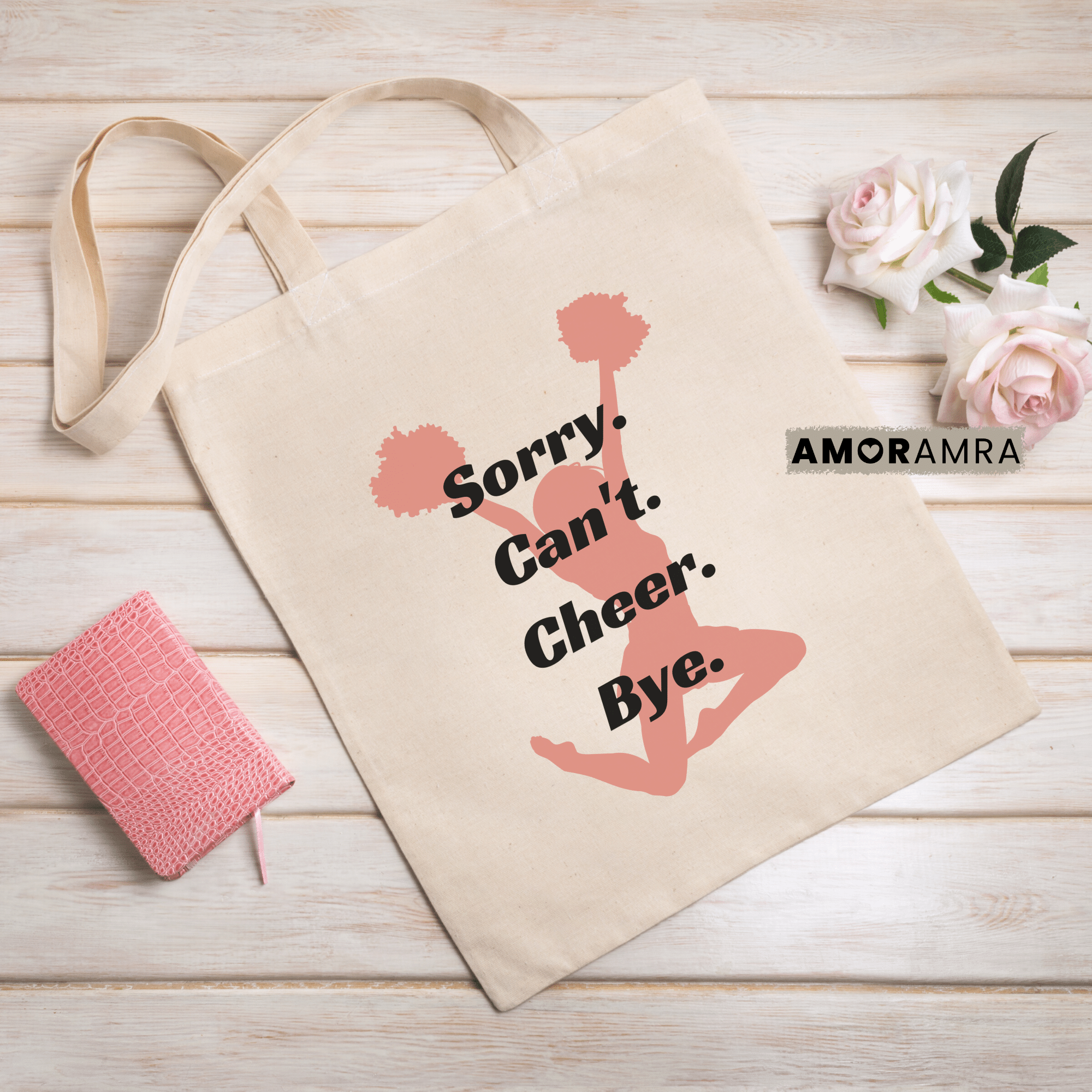 Cheer Tote | Sorry. Cant. Cheer. Bye Bag - Amor Amra