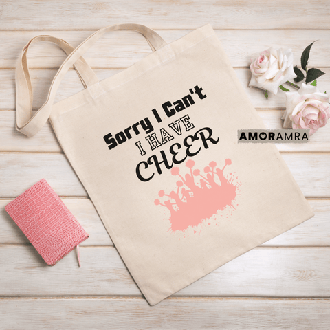 Cheer Tote | Sorry I Can't I Have Cheer Bag - Amor Amra