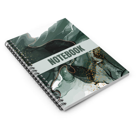 Green Marble Notebook