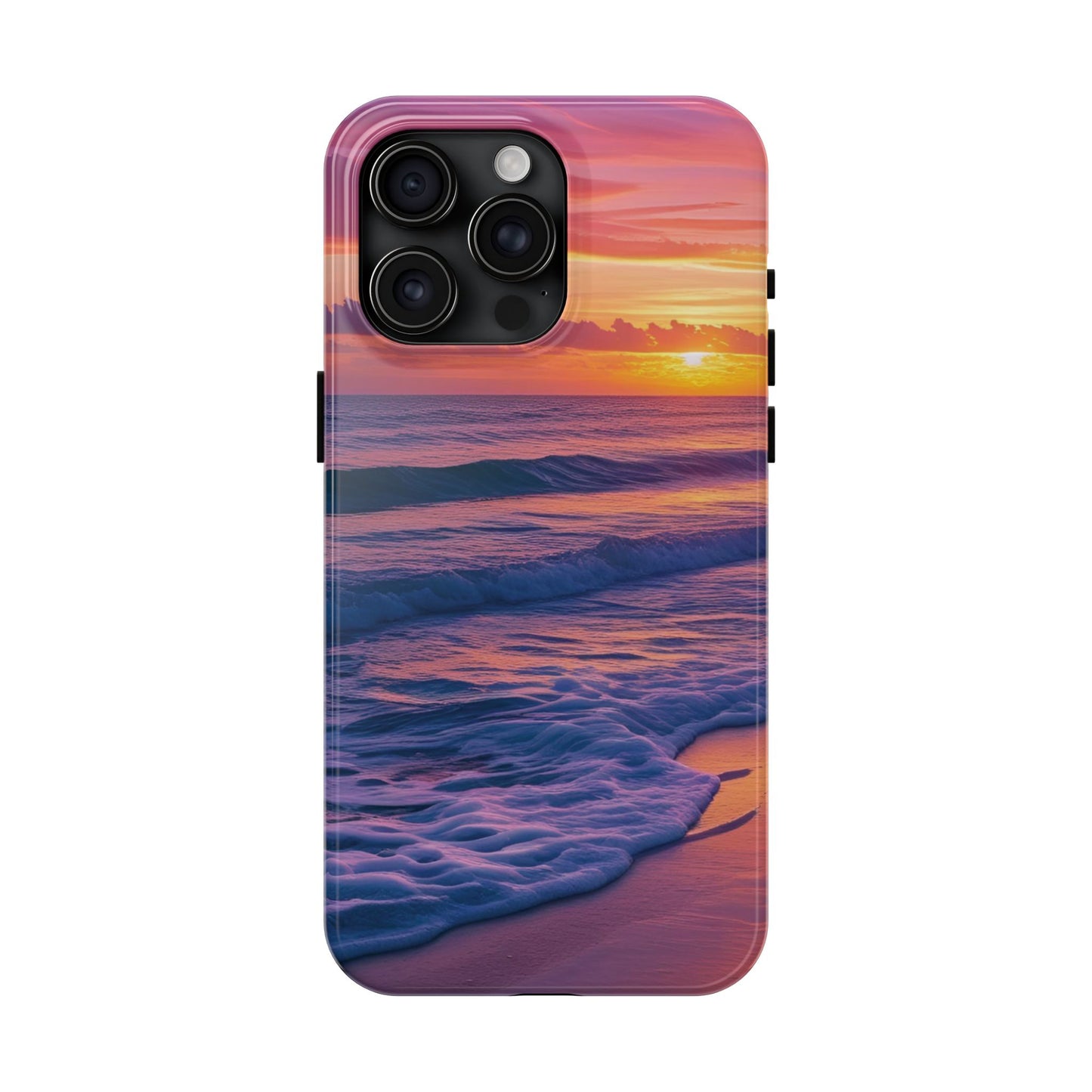 Vibrant Beach Sunset Phone Case