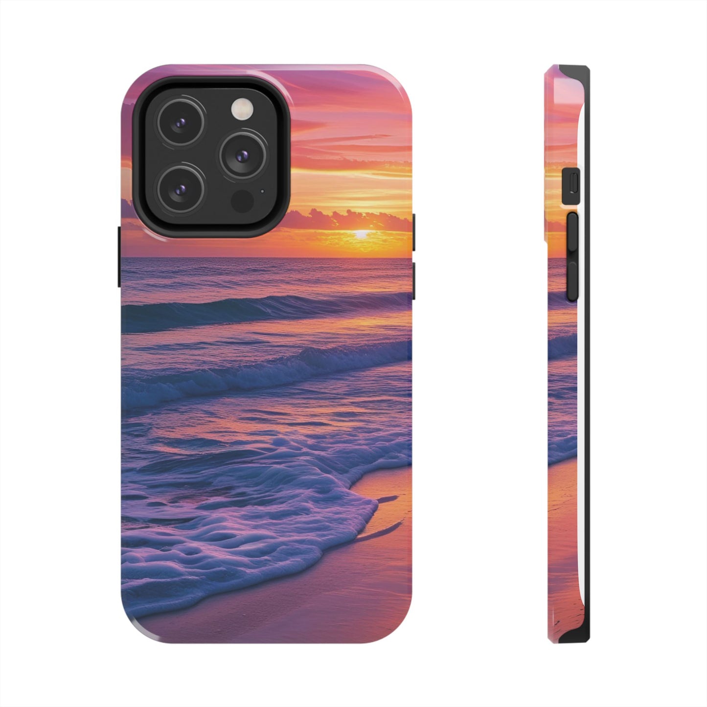 Vibrant Beach Sunset Phone Case