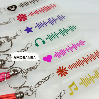 Scannable Music Keychain | Song Keychain