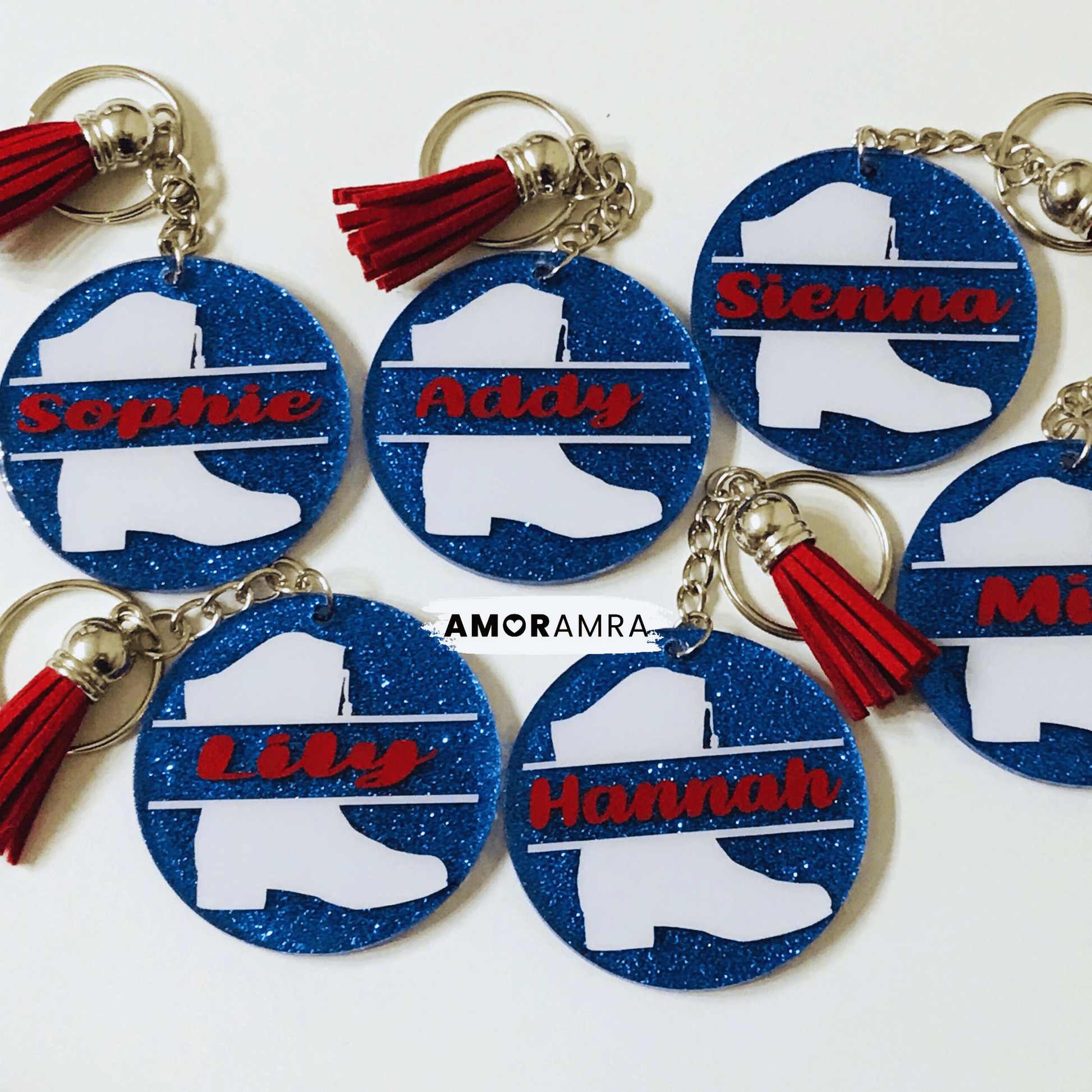Personalized Drill Team Keychain, Drill Team Gift, Drill Team Bag Tag, Dance Boot Keychain, Drill Coach Gift, Drill Dance Team