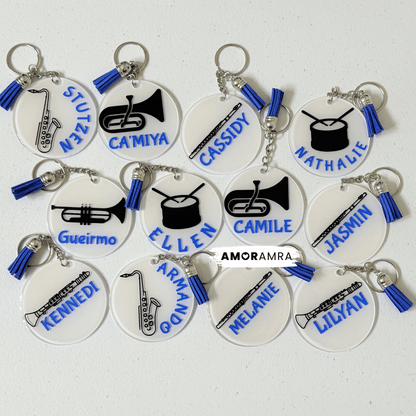 Personalized Marching Band Keychain - Amor Amra