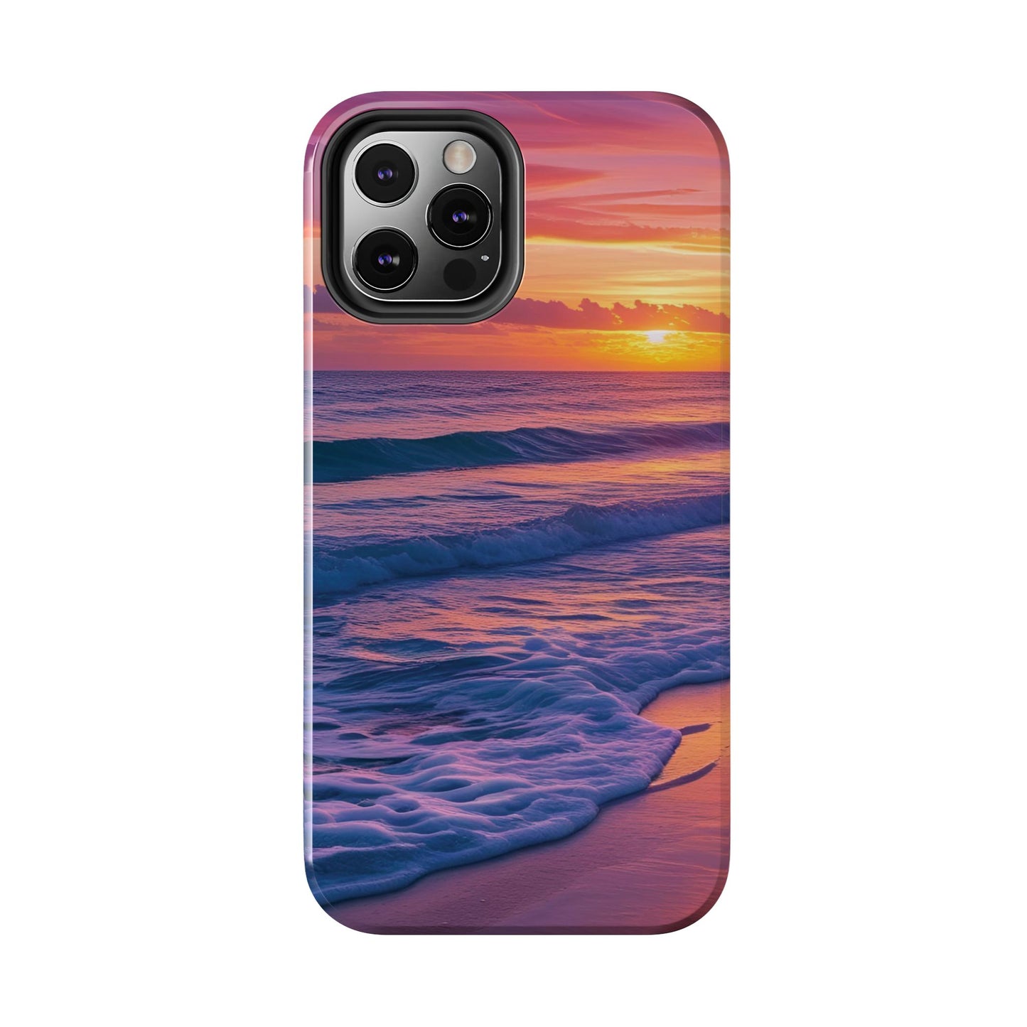Vibrant Beach Sunset Phone Case