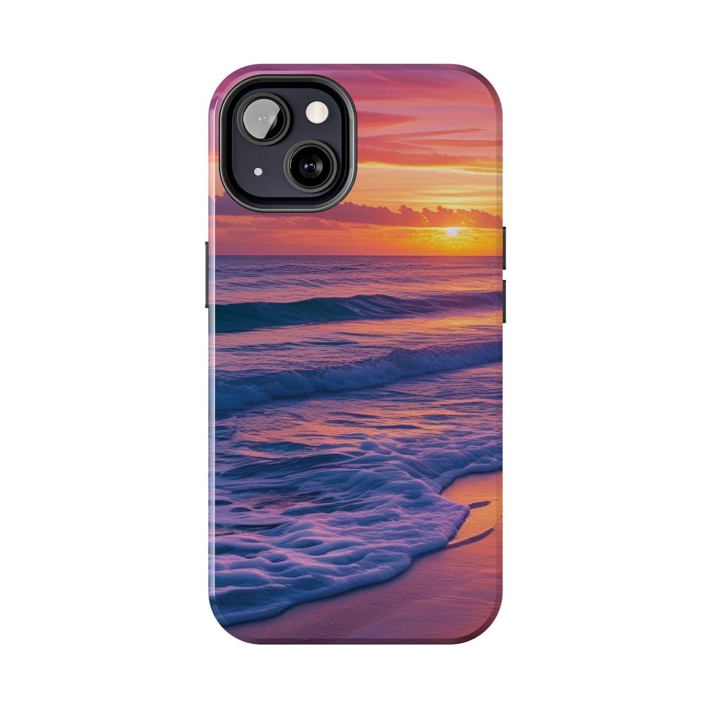Vibrant Beach Sunset Phone Case