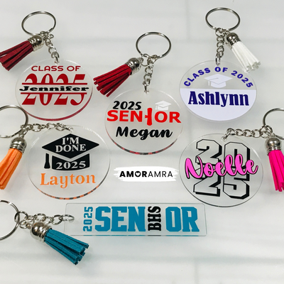 Graduation Acrylic Keychain | Class of 2025