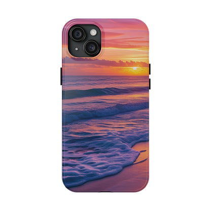 Vibrant Beach Sunset Phone Case