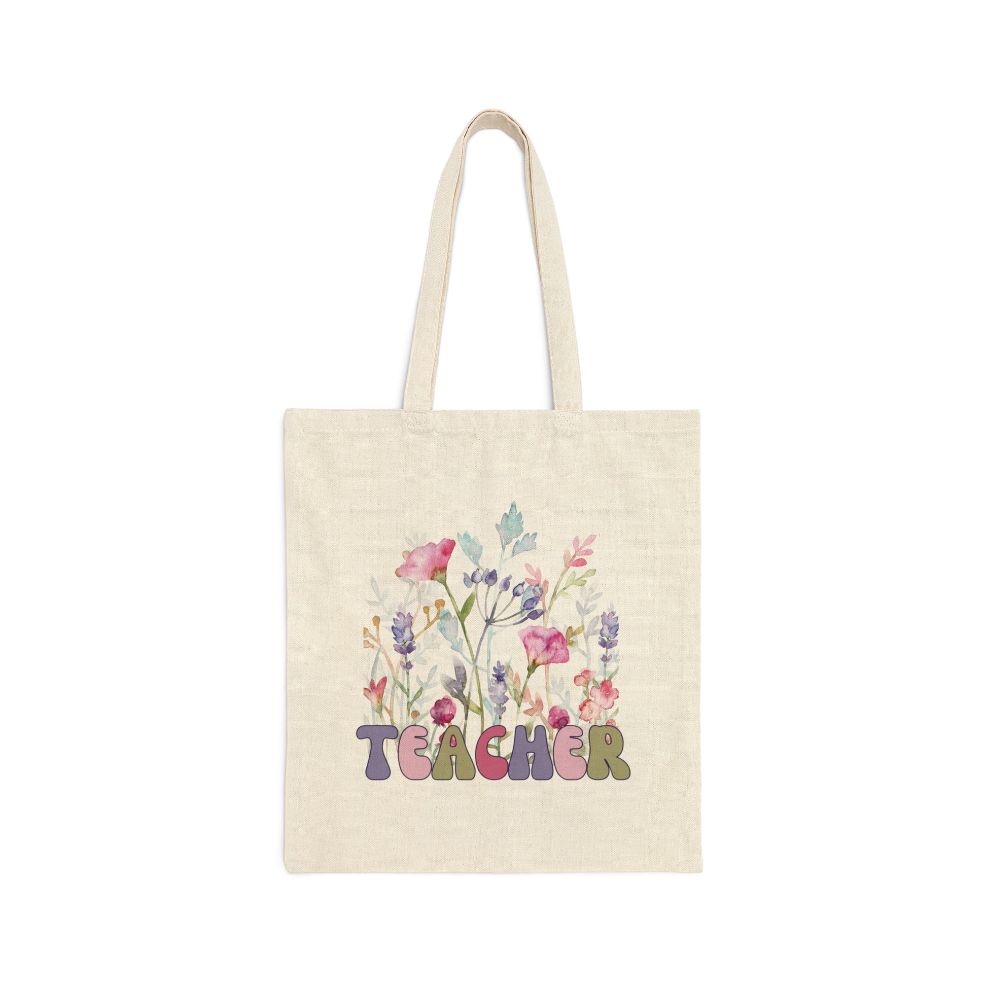Teacher Tote Bag - Floral Teacher - Amor Amra