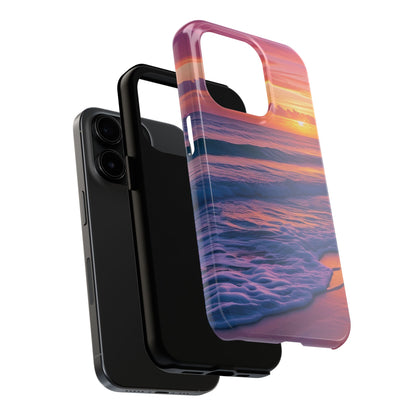 Vibrant Beach Sunset Phone Case