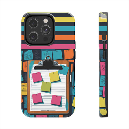 Clipboard Sticky Notes Phone Case