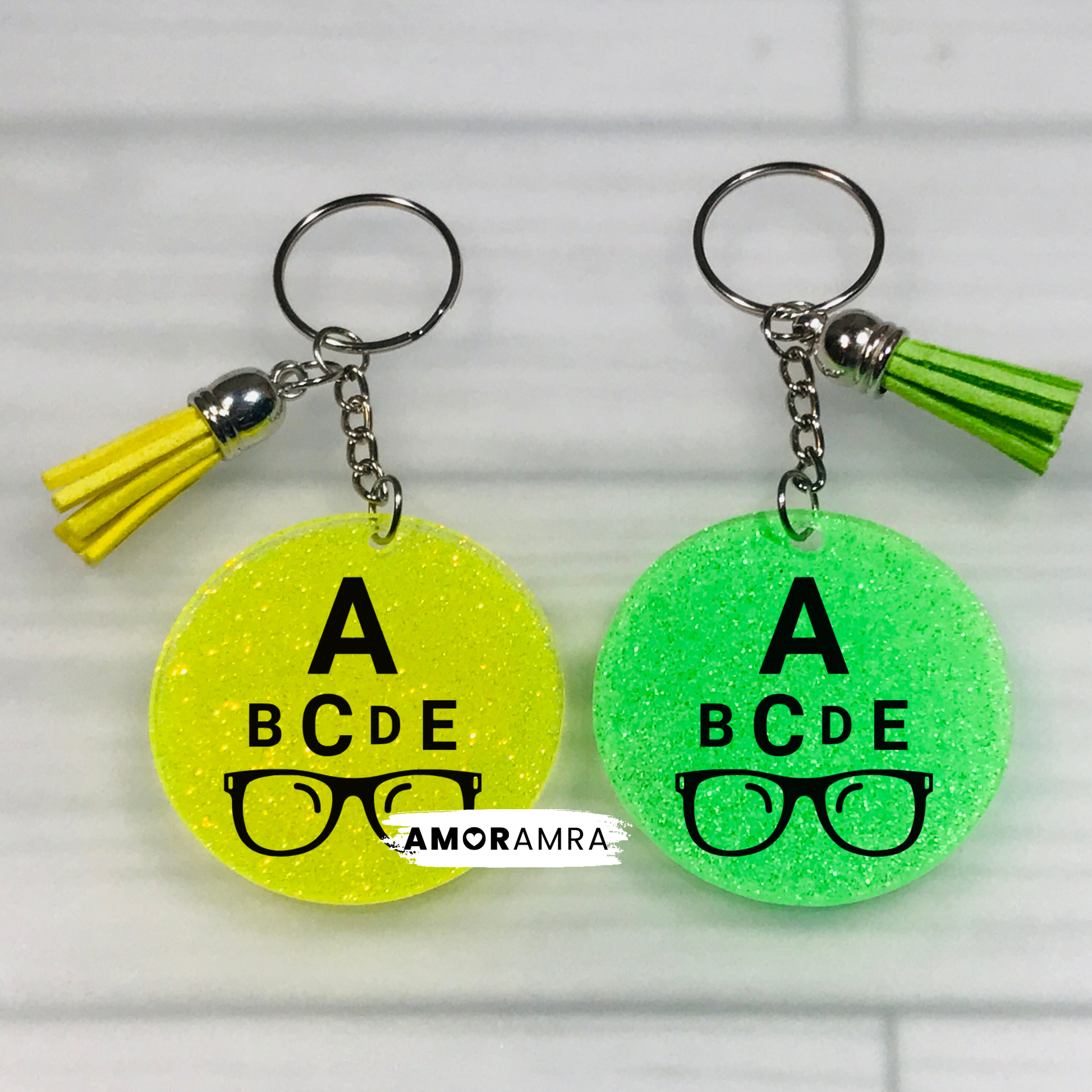 Optometrist Keychain | Eye Doctor OD Gift - Amor Amra