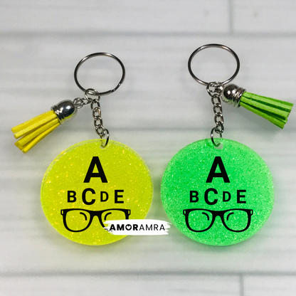 Optometrist Keychain | Eye Doctor OD Gift - Amor Amra