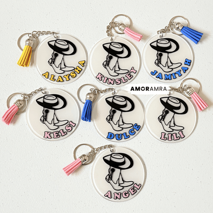 Personalized Drill Team Keychain - Amor Amra
