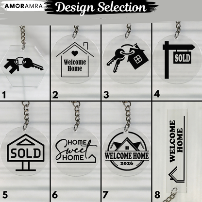 Realtor Keychain | Real Estate Agent Gift - Amor Amra