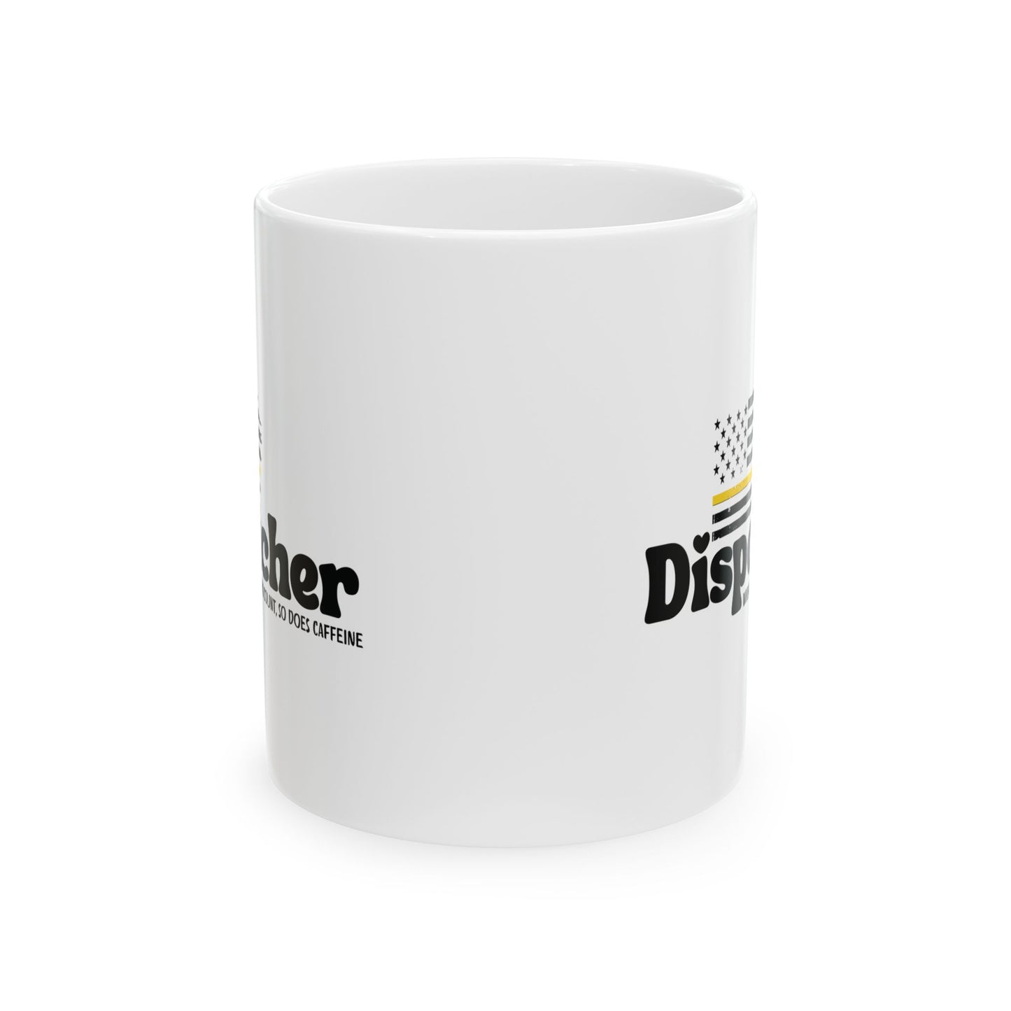 Thin Gold Line Dispatcher Mug