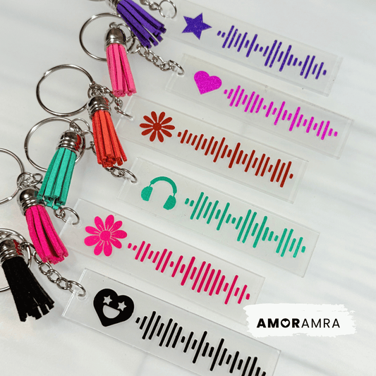 Scannable Music Keychain | Song Keychain, spotify music keychain, spotify song gift keychain