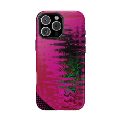 Vibrant Abstract Pink iPhone Case