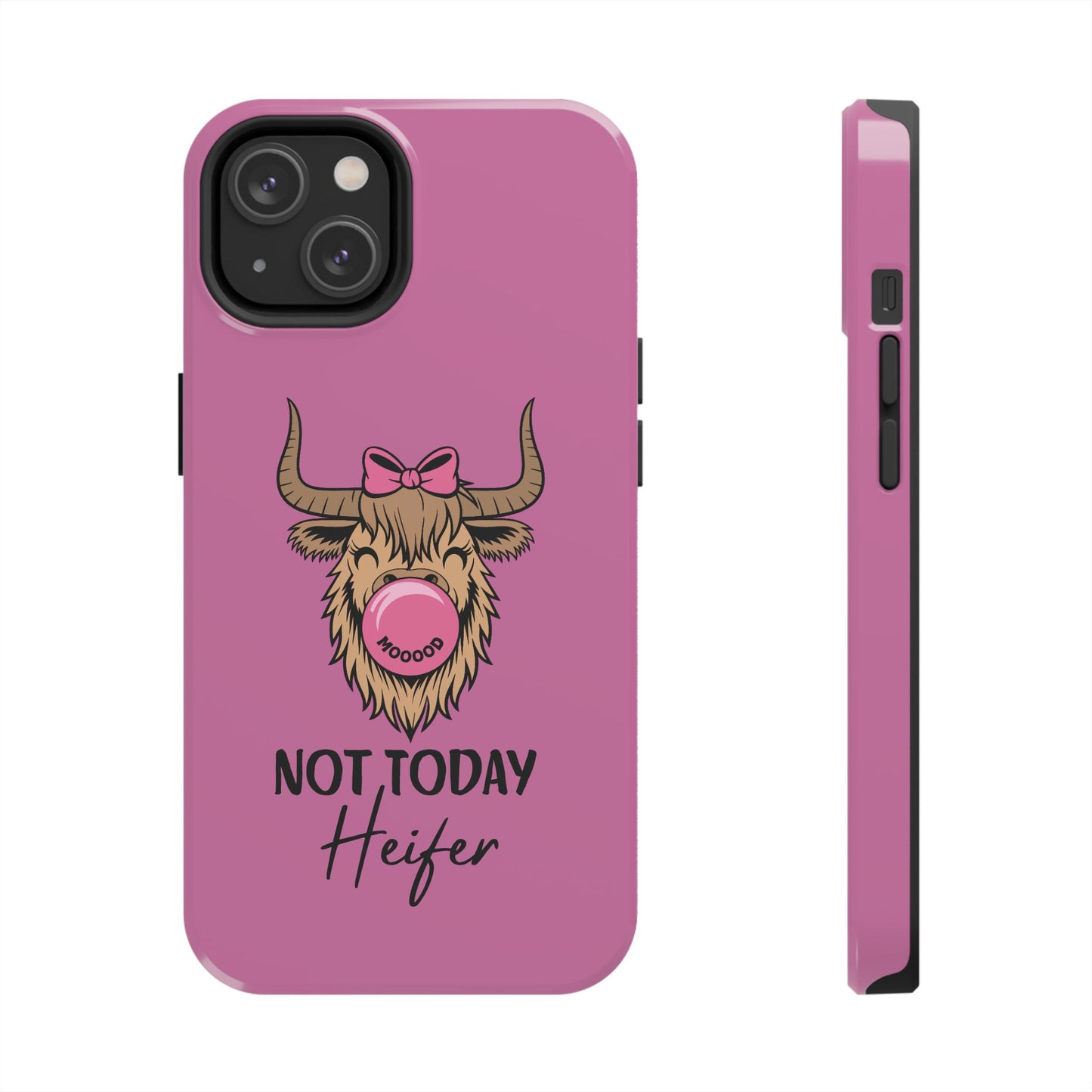 Highland Cow | Not Today Heifer iPhone Case