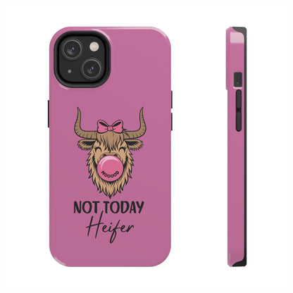 Highland Cow | Not Today Heifer iPhone Case