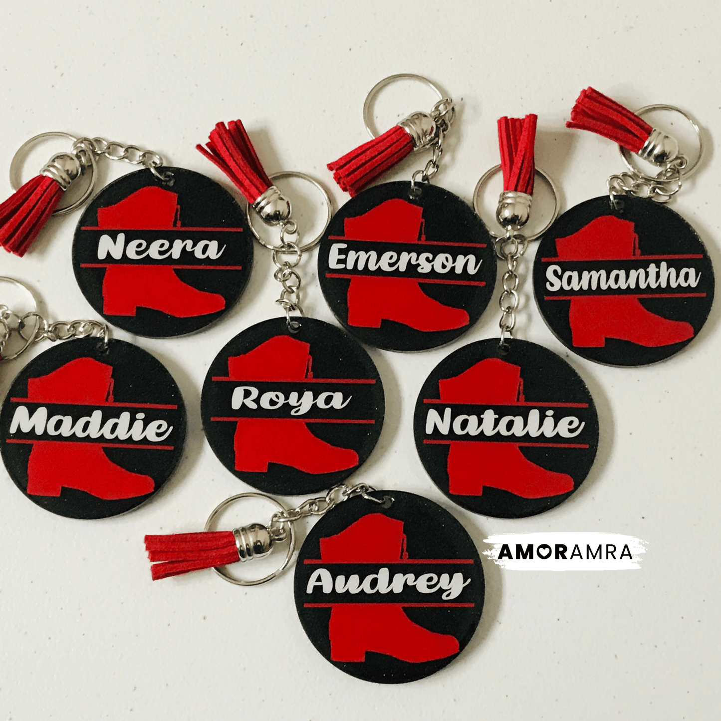 Personalized Drill Team Keychain, Drill Team Gift, Drill Team Bag Tag, Dance Boot Keychain, Drill Coach Gift, Drill Dance Team