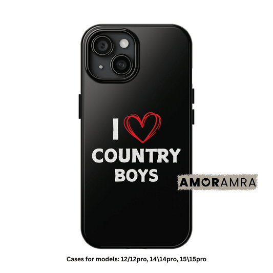 I Love Country Boys iPhone Case