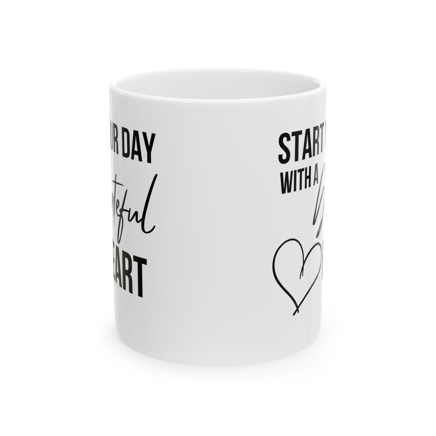 Start Your Day with a Grateful Heart Mug