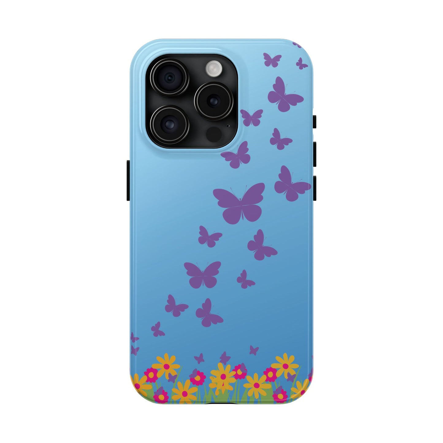 Purple Butterfly iPhone Case