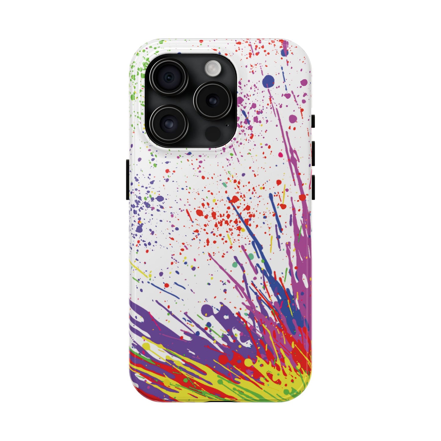 Colorful Paint Splatter iPhone Case