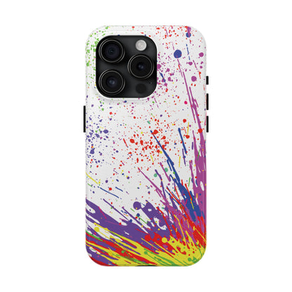 Colorful Paint Splatter iPhone Case