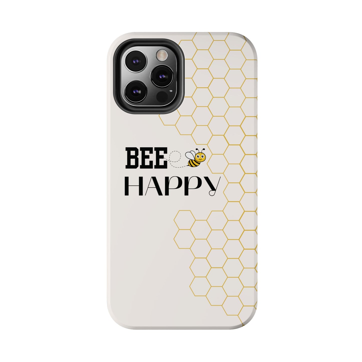 Bumblebee Honeycomb Bee Happy iPhone Case