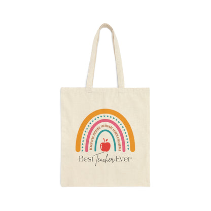 Teacher Tote Bag - Best Teacher Ever - Amor Amra