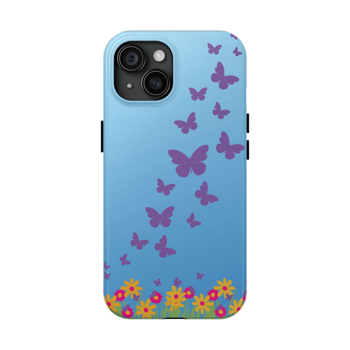 Purple Butterfly iPhone Case
