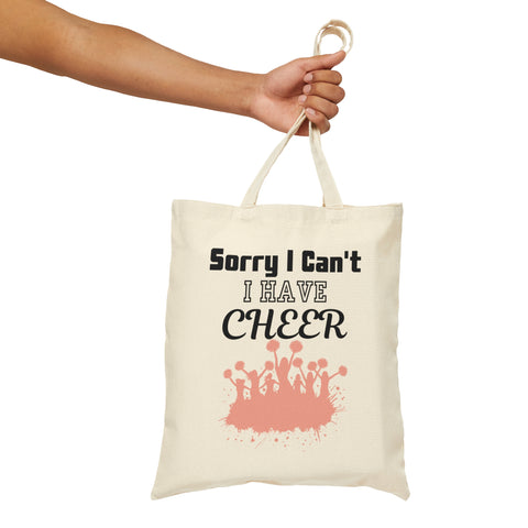 Cheer Tote | Sorry I Can't I Have Cheer Bag - Amor Amra