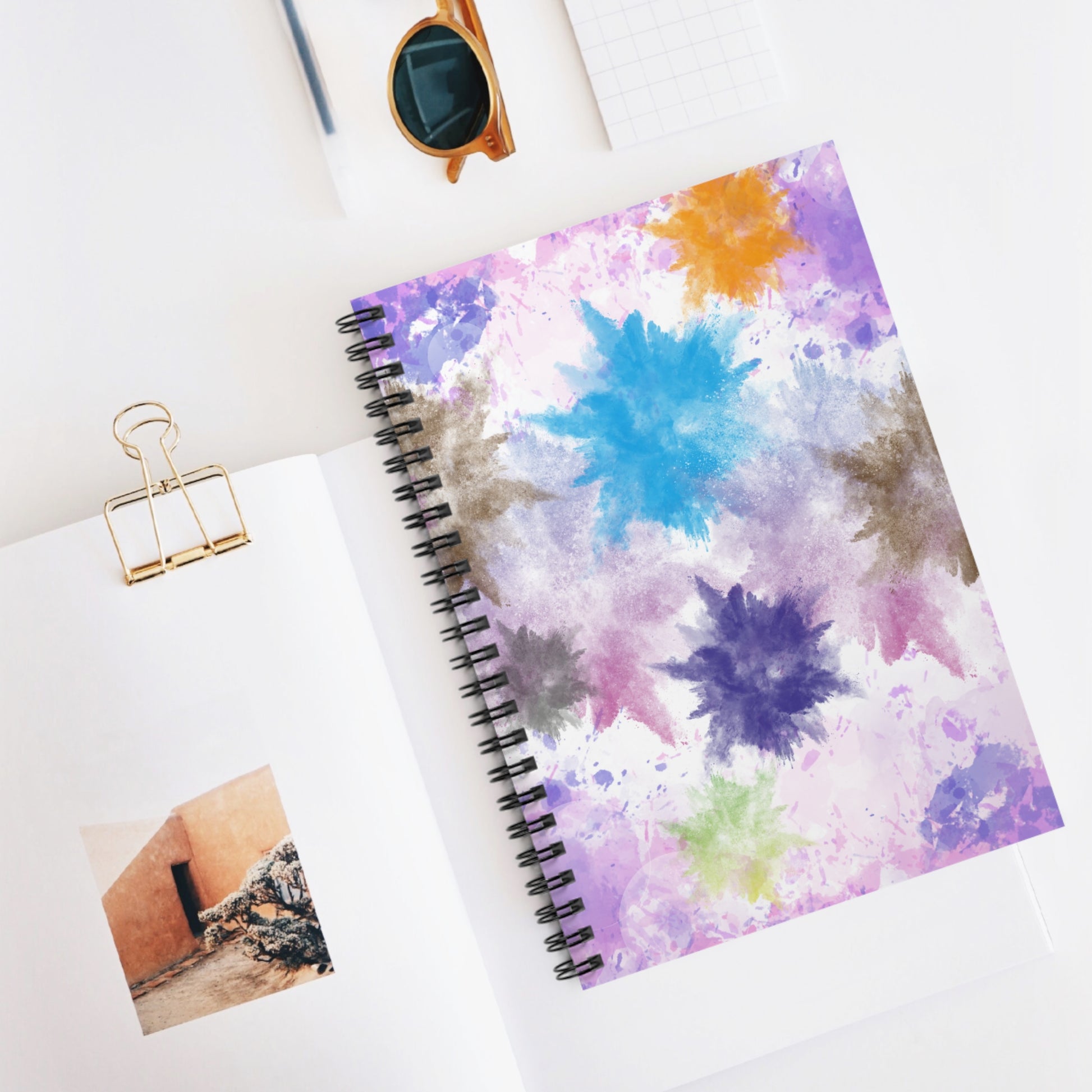 Paint Splatter Notebook - Amor Amra