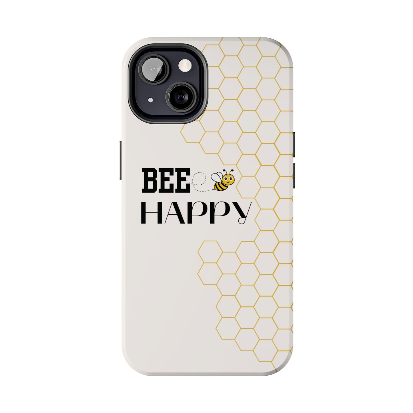 Bumblebee Honeycomb Bee Happy iPhone Case