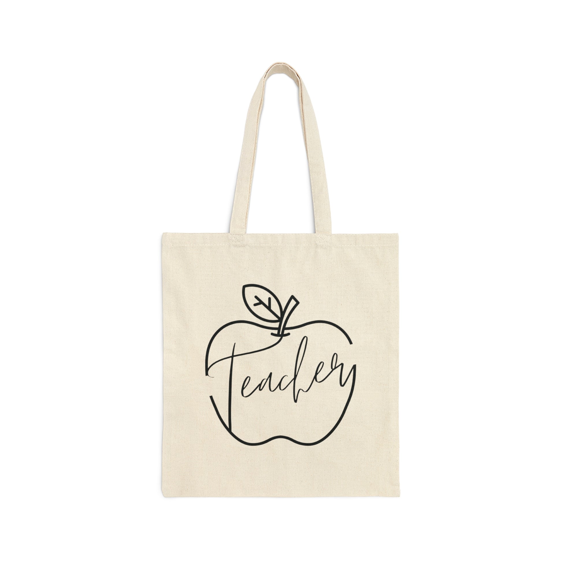 Teacher Tote Bag - Apple Monogram - Amor Amra