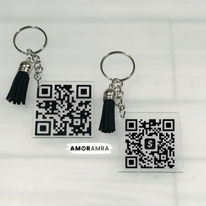 QR Code Keychain - Amor Amra