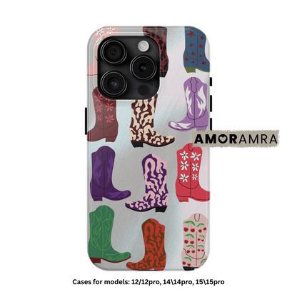 Western Cowboy Boots iPhone Case