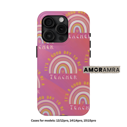 Teacher Rainbow iPhone Case